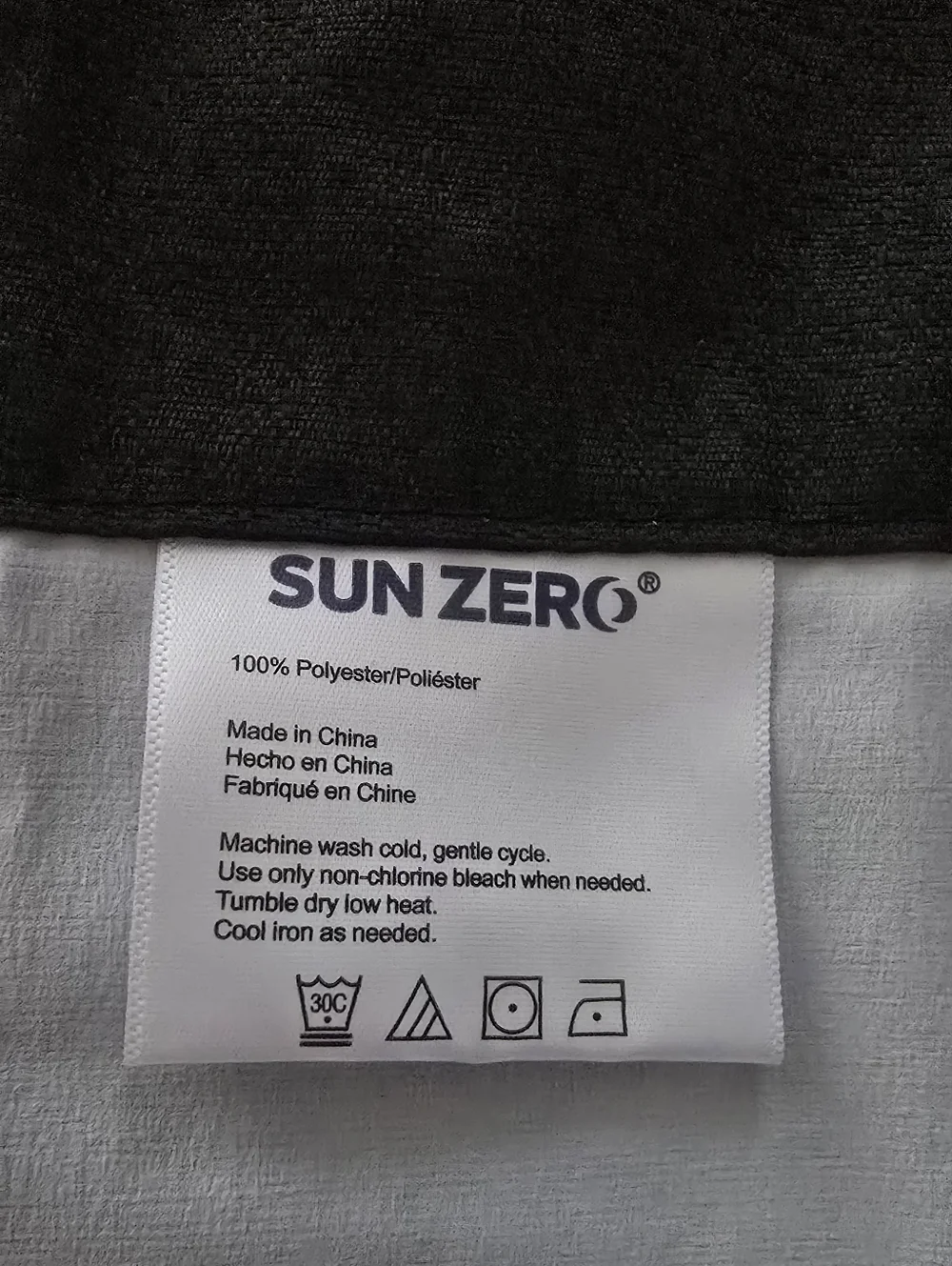 Black Grommet Curtain Panels - Classic Room-Darkening Drapery
